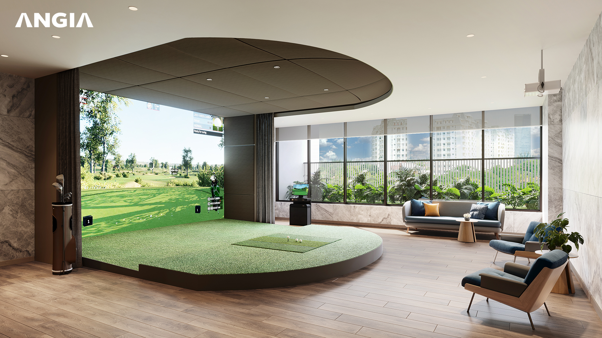 Phòng tập golf