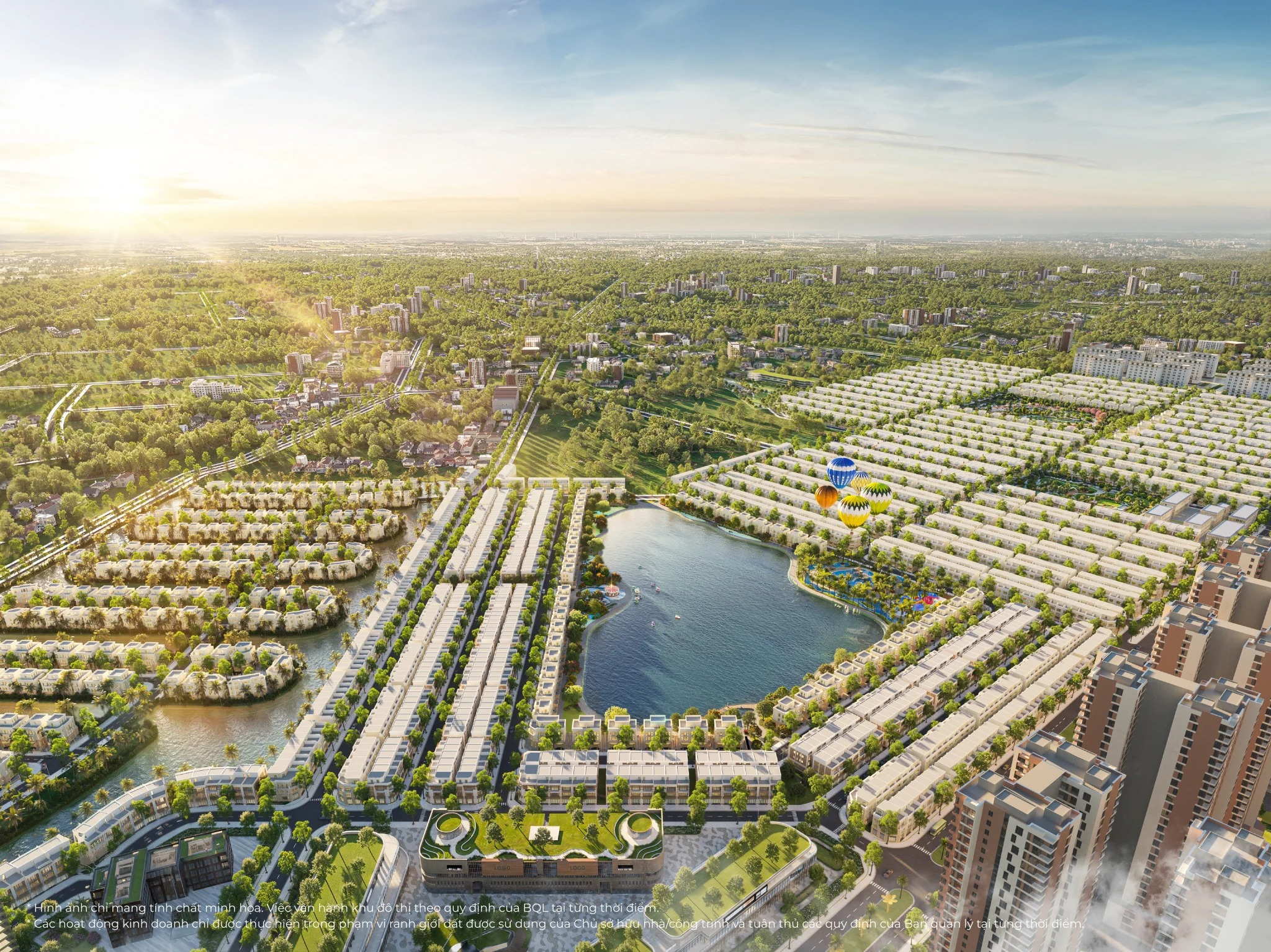 Hồ điều hòa trung tâm The Great Lake - Vinhomes Green City