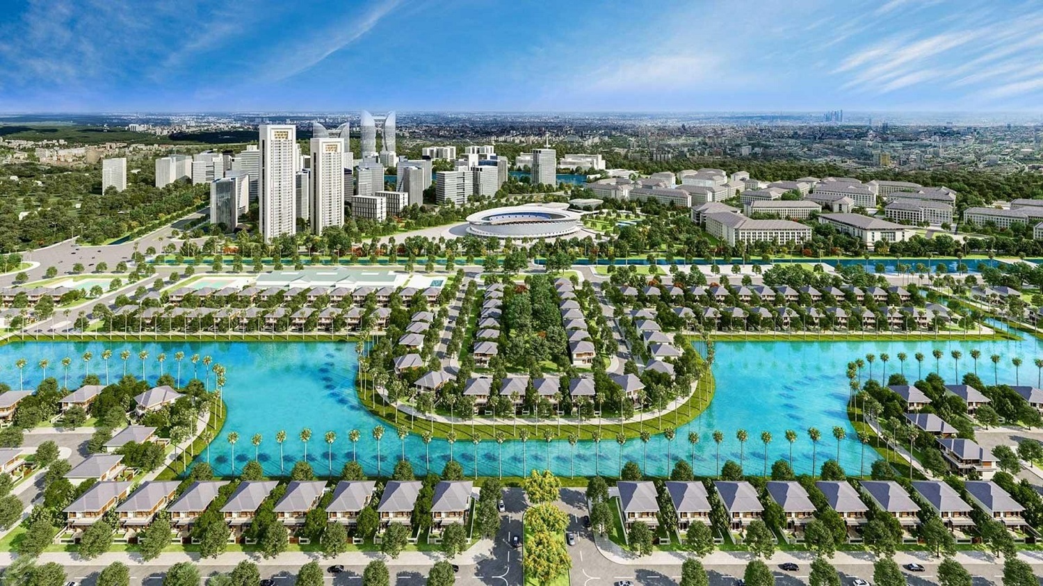 Phối cảnh Vinhomes Green City Hậu Nghĩa - Long An