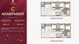 Layout căn hộ C