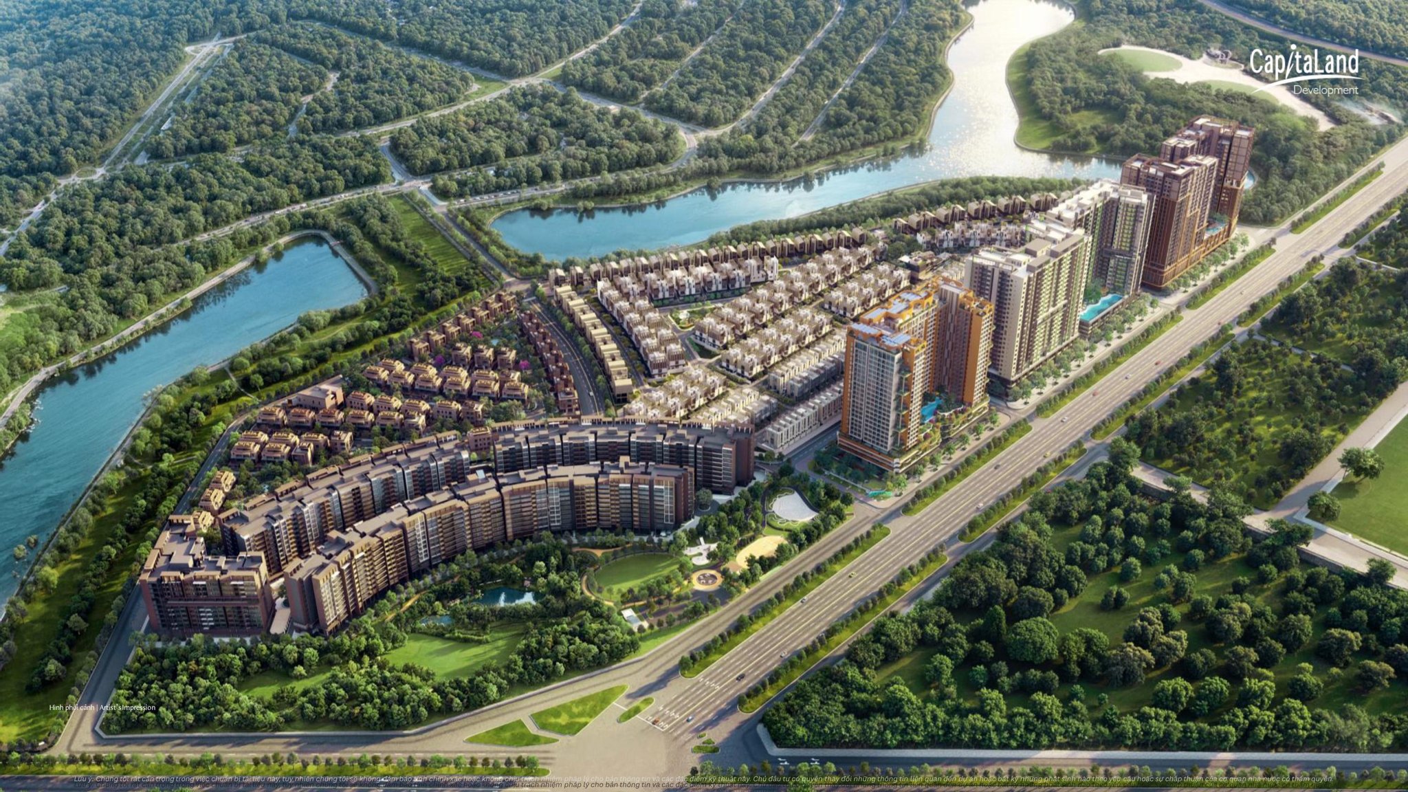 Phổi cảnh tổng thể dự án Orchard Collection